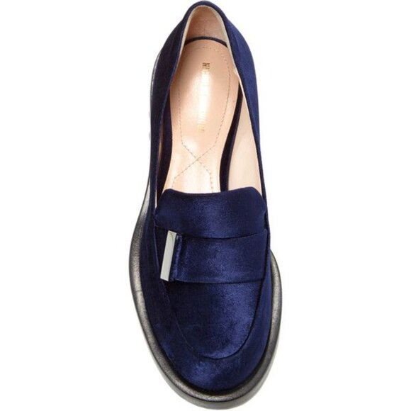 Nicholas Kirkwood Casati Pearl Blue Velvet Loafers, size 37 (7) - Picture 3 of 7